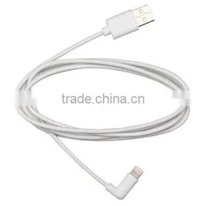 MFi Certified 90 Degree Right Angle Charge & Sync 8pin Charger Cable (1 Meter/3.3 Ft) thumbnail-5