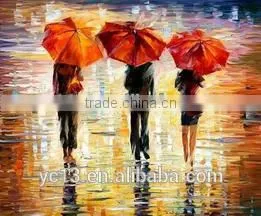 100%handmade Beautiful Knife Oil Painting thumbnail-2