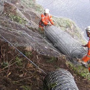 Wholesale Hr30 Rockfall Protection Mesh Reinforced Hexagonal Netting for Slope Protection and Rockfall thumbnail-5