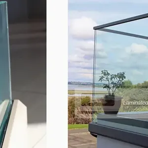 12mm Toughened Glass for Swimming Pool Fencing,Glass Balustrade Glass Pool Fencing Glass Balcony thumbnail-2
