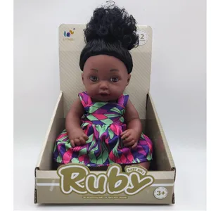 12 Inch Black Skin Panton Color Baby Doll Vinly Toys With Sounds thumbnail-3