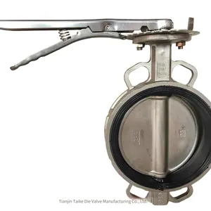 Tyco Butterfly Valves. Advantageous Supply of Various Types of Stainless Steel Valves. Heavy Body Cf8/cf8m/cf3m, Can be Equipped With Flanges thumbnail-3