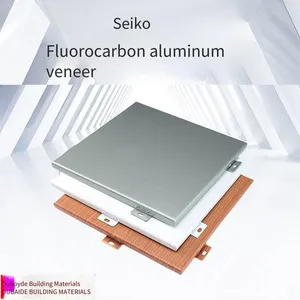 2.5mm Fluorocarbon Aluminum Veneer, Customizable Exterior Wall Aluminum Panel Shapes According to Provided Drawings thumbnail-1