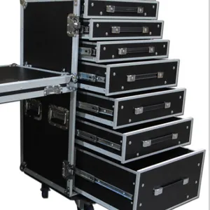 Professional Aluminum Tool Chest With Multi-Drawer Organization System and Mobile Workstation Design thumbnail-4