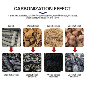 High Quality Wood Charcoal Making Machine Manual Oven thumbnail-4