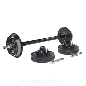 7000 Lb, 6-Hole | Food Trailer, Catering Trailer, Camping Trailer, Travel Trailer's Spindle Assembly and Straight Axle Assembly | Rear Axle thumbnail-5