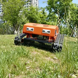 Hybrid Blade Rotary Rechargeable Battery Remote Controlled Industrial 4-Stroke Single Cylinder Lawn Grass Cutter thumbnail-1