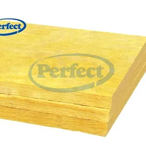 High Density Glass Wool Board, Fiberglass Insulation Panel, Sound & Heat Resistant Glasswool thumbnail-3