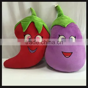 Customized Promotional Stuffed Soft Toy Plush Vegetables and Fruits Shape Toys thumbnail-1