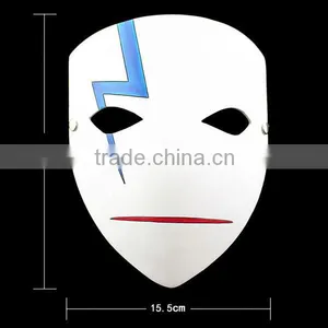Promotion Bottom Wholesale Price Movie Theme Darker Than BLACK Mask for Halloween Cosplay Resin Japanese Anime Cosplay Mask thumbnail-2