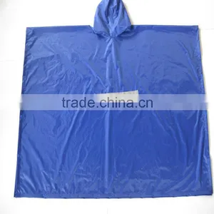 Hooded Polyester Pvc Long Raincoat Custom Printed Rain Ponchos thumbnail-2