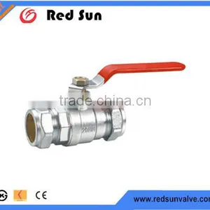 HR2060 Factory Manufacture Brass Forged Compression Water Ball Valve thumbnail-1