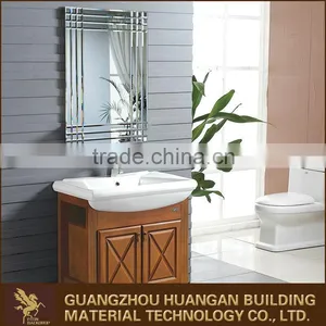 Glass on Glass Bathroom Mirror for Europe Market thumbnail-1