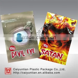 Custom mr Nice Guy Devil Eye Herbal Incense Plastic Packaging Bags thumbnail-3