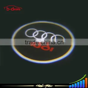 B-deals 2pieces Customize Led Car Door Logo Laser Projector Light for Audi thumbnail-6