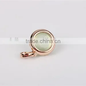 Wholesale Natural Precious Gemstone Silver Pendant Prehnite Handmade Jewellery thumbnail-4