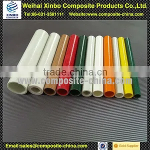 Supplying Round FRP Hollow Fiberglass Tube With Smooth Surface thumbnail-1