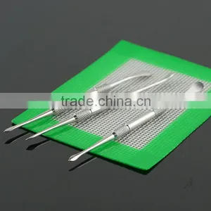 Microsmoke New Arrival 105mm/160mm Silver and Gold Color Dab Tool Dabber Tools Oil Dab Wax Tools Wholesale thumbnail-3