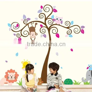 ALFOREVER PVC Owl Animals Wall Decals,owl Wall Sticker thumbnail-4