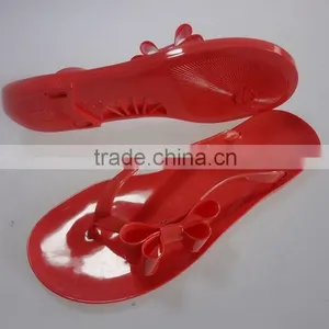2015 New Fashion Flower Ladies Pvc Slipper thumbnail-3