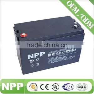 12v100ah Rechargerable Deep Cycle Solar Battery thumbnail-2