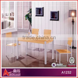 A1243 Big Promotion!!! 2015 Hot Sale Wooden Dining Table 4 Seaters Set thumbnail-4
