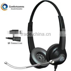 Comfortable Noise-canceling Call Center Usb Headphone thumbnail-1