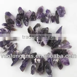 Natural Dog-teeth Amethyst Bead thumbnail-1