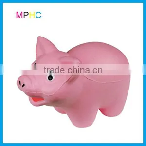 Promotional Stress Ball Animal Shaped Pig Piggy Squeeze Ball thumbnail-1