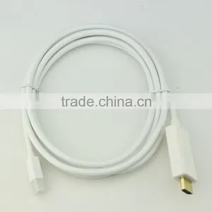 Factory Price Gold Plated Mini dp 1.2 to Hdmi 1.4 Cord for DVD Player thumbnail-5