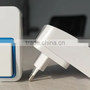 AG101 High- End Battery- Free Wireless Doorbell 433MHz Doorbell Waterproof Ddorbell thumbnail-1