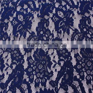 Wholesale Nylon Cotton Eco-Friendly Black Red Jacquard French Net Cord Lace Fabric for Dress thumbnail-5