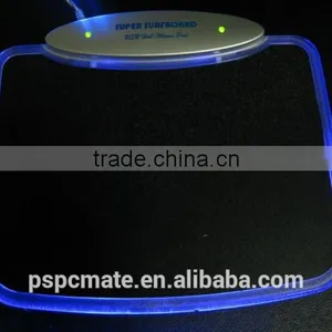 2.0 Usb Light Mouse Pad With Blue Light Mouse Mats thumbnail-4