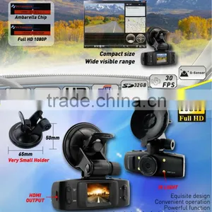 S3000l Cardboard Matte Novatek 96650 CMOS Sensor GPS G-sensor 1080p Car Dvr Black Box thumbnail-4