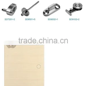Stainless Steel Modern Wood Sliding Barn Door Classic Bar Track SD0213500 thumbnail-4