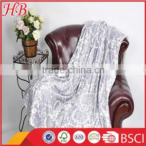 China Supplier Super Soft Fashion Printed Micro Mink Blanket and Back Sherpa Fleece Blanket thumbnail-1