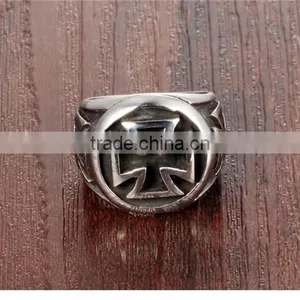 Wholesale Jewelry Stainless Steel 2016 Man Criss- Cross Ring thumbnail-4