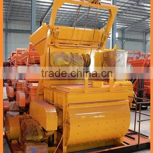 Mini Concrete Mixer JS500 Cement Mixer Concrete Pan Mixer for Sale thumbnail-1