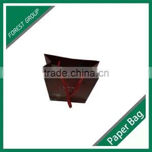 FLEXO PRINTING BROWN KRAFT PAPER SHOPPING BAG WITH HANDLE thumbnail-4