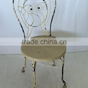 Antique Small Decorative Folding Metal Child Chair thumbnail-1
