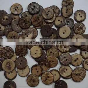 Fashionable Coconut Shell Button Size 28L thumbnail-2