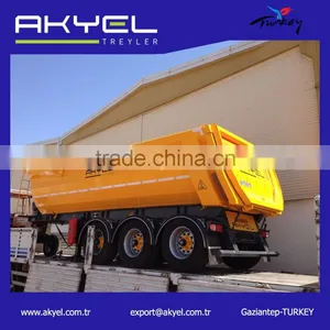 3 Axle 40-50 Ton Hardox Tipper Semi Trailer thumbnail-6