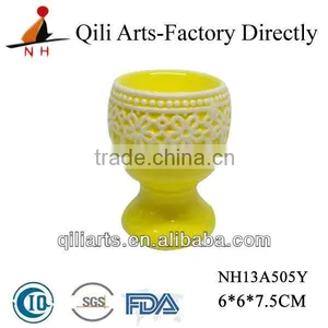 Delicate Ceramic Teapot Glazed Blue thumbnail-3