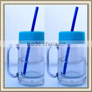 Jubilee Fiesta Mason Jar Tumbler W/Straw -600ml thumbnail-1