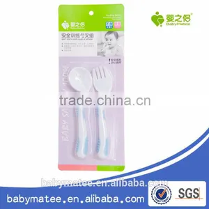Babymatee HITproduct Plastic Fork Knife Spoon Fork Cup Plate Factory Price for Export Made in China thumbnail-1
