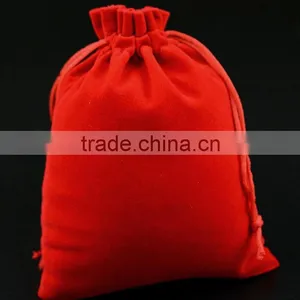 Hot Sale Velvet Fabric Drawstring Bag With Great Price Supplier's Choice thumbnail-1