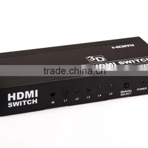 3D 1080p HDMI HDMI Switcher 5 to 1 thumbnail-1