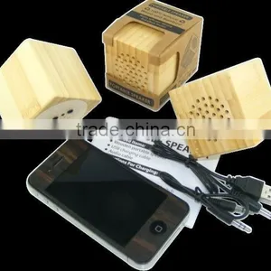 Bamboo Mini Cute Speaker thumbnail-1