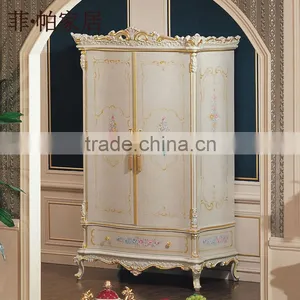 Modern Design Fashion Non-woven Collapsible Contracted Cloth Bedroom Closet Steel Wardrobe Cabinets thumbnail-3