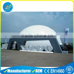 2016 Single Layer Giant White Inflatable Projection Dome Tent thumbnail-1